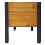 Wood Rectangular Garden Planter Box Raised Bed Outdoor,Planters for Outdoor Plants ,Elevated Herbs 57850929
