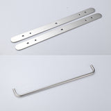 304 Stainless Steel Hand Polishing Finished Three Towel Bars Towel Rack Wall Mounted Multilayer 51279453