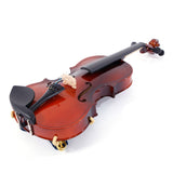 ZNTS GV100 1/4 Acoustic Violin Case Bow Rosin Strings Tuner Shoulder Rest 65307684