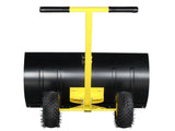 74*47cm Iron Yellow T-Handle Black Blade Adjustable Human-Powered Snow Plow 49055054
