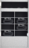 Fashion Simple Jewelry Storage Mirror Cabinet With LED Lights Can Be Hung On The Door Or Wall W2512P201001