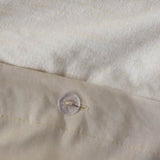 5 Piece Organic Cotton Oversized Comforter Cover Set w/removable insert Natural Full/Queen B035128744