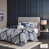 Full/Queen 6 Piece Printed Duvet Cover Set B03597317
