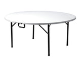 48inch Round Folding Table Outdoor Folding Utility Table White 52514131