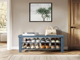 3-Tier Seamless Top Bamboo Shoe Rack 96661986