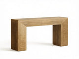 43.3" Entryway Console Table, Small Fluted Sofa Table Behind Couch 61958366