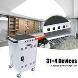 Mobile Charging Cart and Cabinet for Tablets Laptops 314-Device W110256778