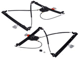 2X Rear Door Window Regulator W/O Motor Replacement for 2003-2013 Maserati Quattroporte M139 65850159