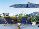 Outdoor High Back Chair Cushions Set of 2, 42"x21"x4" Tufted Waterproof Patio Cushion for Rocking & 98196974