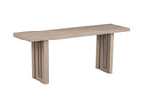 Uniquely Designed Oak Veneer Console Table with Distinctive Side Shapes, Suitable for N711P241282A