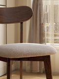 Walnut Color Dining Chairen FAS Grade Oak Natural Made in North America 100% Dirt-free W1283P263668
