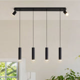 Angelina 6 - Light Matte Black Kitchen Island PendantUnable ship weekends, TK/TEMU only 82077790