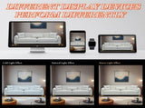 FX-P11-CW 87.4 Inches 3 Seater Sofa for Living Room, Upholstered Couch with High Resilience W576P360570