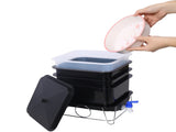 Worm Farm Composting Bin, 4 Tray Worm Compost Bin- for Recycling Food Waste at Home 31116453