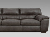 TiTirana Contemporary 2-Piece Living Room Set, Fabric Pillow-top Arm Sectional Sofa with Ottoman, T2574P195194