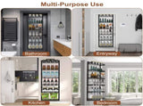 6-Tier Over the Door Pantry Organizer, Large Metal Door Spice Rack, Hanging Heavy-Duty Pantry Door 68119486