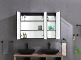 48 x 30 inch LED Lighted Bathroom Medicine Cabinet with Mirror, Sockets, Dimmable, Anti-Fog W2287P281364