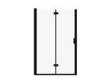 Semi-Frameless Folding Pivot Hinged Shower Door 34-35.2 in. W x 72 in. H,1/4" Tempered W3887P395451