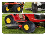 Set of 2 20x8.00-8 Lawn Mower Tires and Wheel Assembly, 4-Ply Tubeless Turf Tread Heavy Duty, 3.5" W1364P445940
