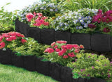 Plastic Lawn Edging, Interlocking Garden Landscape Border, 20Piece 16ft Flexible PP Garden Edging 43859441