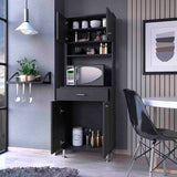 Bay Area Pantry, Two Door Cabinets, One Drawer, Four Adjustable Metal Legs B128P148663