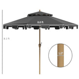 ZNTS Outdoor beach umbrella/Sun Umbrella （Prohibited by WalMart） 07598595