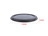Round Fixed RV Window 12" Tinted Window for RV Camper Caravan with Trim Ring Fit for 1-5/8" 66387046