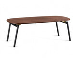 Foldable Coffee Table 31.5" x 15.7" x 17.7", Melamine Laminated MDF Tabletop & Metal Frame, Brown 37523729