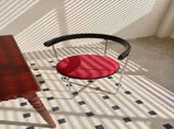 Folding Chair with Modern Design,Chrome Frame with Wood back,Upholstered for Dining Living Room W2105P250642