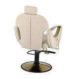 ZNTS 360&deg; Swivel Reclining Salon Barber Chair with Heavy Duty Hydraulic Pump for Hair Stylists Home W676P187970