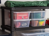 17 Qt. Plastic Storage Bins with Lids, Stackable Storage Containers, Totes, 6Pk 31706320