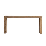 Console with Solid Wood for Living Room, Long Sofa Behind Couch, Retro Narrow Entryway W3158P297409