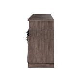 93 inch Electric Fireplace TV Stand for TVs up to 100 inches, Minimal Assembly, Barnwood Finish GL-B108P160227