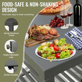 Outdoor Kitchen Island with, Aluminum Kitchen Island Outdoor Prep Table with Double W1859P171915
