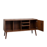 TV Stand Use in Living Room Furniture with 1 storage and 3 shelves Cabinet W331P247814