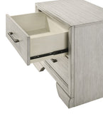 1pc Contemporary Style Two Storage Drawers Nightstand End Table Bedroom Solid Wood Wooden Furniture B011P228949