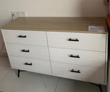 ZNTS 6 Drawer Dresser for Bedroom with Deep Drawers, Wood & Chest of Drawers, Modern White Long W1820P152744