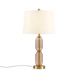 Faceted Brown Glass Table Lamp B035P264526