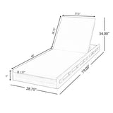 ACACIA WOOD ADJUSTABLE LOUNGE CHAIR, TEAK FINISH UNCUSHIONED PATIO CHAIR FOR BACKYARD POOL GARDEN N770P272405T