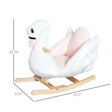 Rocking chair with music, white and pink 47583165