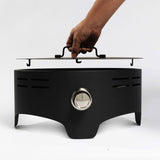15 inch Outdoor Portable Propane Fire Pit, Tabletop Fire Pit with Quick Connect Regulator W853P232639