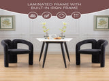 COOLMORE Contemporary Designed Velvet Fabric Upholstered Accent/Dining Chair /Barrel Side Chairs W395103721