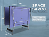 8ft Mid-Size Table Tennis Table Foldable & Portable Ping Pong Table Set for Indoor & Outdoor Games 37877415