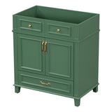 30'' Bathroom Vanity without Top,Solid Wood Frame Bathroom Storage Cabinet with Soft Closing N710P170784F