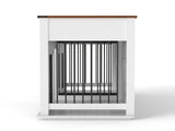 63'' Large Dog Crate Furniture for Double Dog, Wooden Dog Kennel with 2 Drawers,Divider and Sliding 39155818