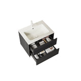BRON 24" Bathroom Vanity Sink, Modern Wall-Mounted Floating Plywood Bathroom Storage Cabinet W2615P248199