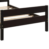 ZNTS Twin Bed with Headboard and Footboard,Espresso W50440500