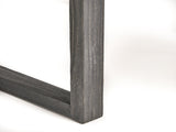 Outdoor 69" Acacia Wood Dining Table, Sandblast Dark Gray Finish 62617.00SDGRY