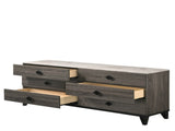 Avantika Faux Marble Top & Rustic Gray Oak Finish Dresser B2726P261880