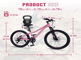 24 Inch 6-Speed Mountain Bike for Kids Boys and Girls W1019P326442